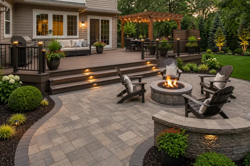 Deck + patio build — Oakland County